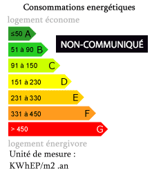 Bilan énergetique : absent Bilan énergetique : absent